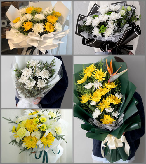 广东揭阳市普宁市梅塘镇长美村白事花束代送